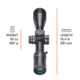 Bushnell Match Pro ED 5-30x56mm Rifle Scope, 34mm Tube, First Focal Plane, MRAD, DM2 Reticle, Black, small, MP53056DMI