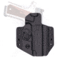 C&amp;G Holsters Covert Kydex OWB Belt Holster w/Omega and Kickramp, 1911 4.25in/ Wilson Combat EDC X9, Right Hand, CNC, Black, 1856-100