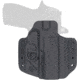 C&amp;G Holsters Covert Kydex OWB Belt Holster w/Omega and Kickramp, SIG Sauer P320 Compact/SIG Sauer M18/SIG Sauer P320 Carry/RX/X, Right Hand, CNC, Black, 0286-100