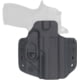 C&amp;G Holsters Covert Kydex OWB Belt Holster w/Omega and Kickramp, SIG Sauer P320 Compact/SIG Sauer M18/SIG Sauer P320 Carry/RX/X, Right Hand, CNC, Black, 0286-100