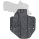 C&amp;G Holsters Covert Kydex OWB Belt Holster w/Omega and Kickramp, SIG Sauer P320 Full Size/SIG Sauer P320-M17, Right Hand, CNC, Black, 0280-100