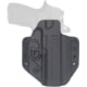 C&amp;G Holsters Covert Kydex OWB Belt Holster w/Omega and Kickramp, SIG Sauer P320 Full Size/SIG Sauer P320-M17, Right Hand, CNC, Black, 0280-100