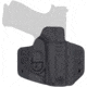 C&amp;G Holsters Covert Kydex OWB Belt Holster w/Omega and Kickramp, Glock 43/X/Mos, Right Hand, CNC Machined, Black, 0060-100