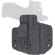 C&amp;G Holsters Covert Kydex OWB Belt Holster w/Omega and Kickramp, Walther PDP Full-Size 4.5in, Right Hand, CNC, Black, 1212-100