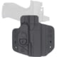 C&amp;G Holsters Covert Kydex OWB Belt Holster w/Omega and Kickramp, Walther PDP Full-Size 4in, Right Hand, CNC, Black, 1212-100