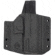 C&amp;G Holsters Covert OWB Belt Holster, Ruger LCR, Right Hand, Black, 2270-100