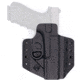 C&amp;G Holsters Covert Kydex OWB Belt Holster w/Omega and Kickramp, Glock 17/22/47, Right Hand, CNC Machined, Black, 0000-100