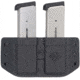 C&amp;G Holsters Double Flat Magazine OWB Holster, 1911, Ambidextrous, Black, 4029-100