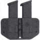 C&amp;G Holsters Double Flat Magazine OWB Holster, 1911, Ambidextrous, Black, 4029-100