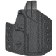 C&amp;G Holsters OWB Covert Polymer 80 PF940v2/c Glock 17/19 Slide Length, Outside-the-Waistband OWB, Left, Black, 363-100
