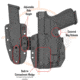 C&amp;G Holsters MOD1-LIMA Holster w/ Mag, Staccato C2 CT207, Right Hand, Black, 8214-100