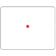 C&amp;H Precision Weapons Max Reflex Red Dot Sight, 1x24mm, Red 2.5 MOA Dot, 24 MOA Circle, Circle and Dot, Black, RDMAXRDMRBLK