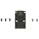 C&amp;H Precision Optic Mounting Plate, Fits Trijicon RMR, RMR to Aimpoint ACRO &amp; C&amp;H Duty/Duty-XL, Anodized Finish, Black, RMR-ACRO-XL-ST