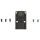 C&amp;H Precision Weapons Trijicon RMR/Aimpoint ACRO/C&amp;H Duty/Duty-XL Optic Mounting Plate, MIL-SPEC Type III Hard Anodized, Black, RMR-ACRO-XL-ST