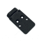 C&amp;H Precision Weapons CZ P-10 V4 MIL/LEO Adapter Plate, Trijicon RMR/SRO, Holosun 407C/507C/508C/508T, Black, CZ-RSH