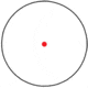 C&amp;H Precision Weapons ERD-2 1x22mm Automatic Dimming Red Dot, 3 MOA, Black, RD-ERD-2-RD