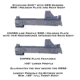 C&amp;H Precision Weapons Staccato Duo Low Witness Adapter Plate, Trijicon RMR, Holosun 407c, 507c, 508c, 508T, Black, STID-RH