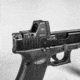 C&amp;H Precision Weapons V4 Defender MIL/LEO Adapter Plate, Glock MOS, Trijicon RMR TYPE 1 &amp; 2, Black, GL-RMR-DEF