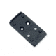 C&amp;H Precision Weapons V4 MIL/LEO Adapter Plate, Glock MOS, Leupold Delta Point Pro DPP, Black, GL-DPP
