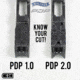 C&amp;H Precision Weapons Walther Defense PDP 2.0 Adapter Plate,Holosun 407K, 507K, RPS, EPS Carry, Black, WLPDP2.0-HOLOk
