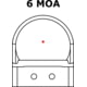 C-MORE RTS2R Red Dot Sight, Black, 6 MOA RTS2RB-6