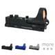 C-MORE Tactical Railway Red Dot Sight w/ Click Switch, Aluminum, Black, Blue, Gray, Olive Drab Green, Red