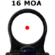 C-MORE Tactical Railway Red Dot Sight w/Standard Switch, Black, 16 MOA TRWB-16