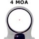 C-MORE Railway Red Dot Sight w/Click Switch, Olive Drab Green, 4 MOA CRWOD-4