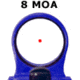 C-More Railway 8MOA Waterproof Weaver/Picatinny Red Dot Sight, Black CMCRWB-8