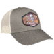 Calcutta Striper Patch Men's Hat, Olive Crown/Bone, BR230542