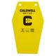Caldwell AR-500 Steel Targets, 10in Coffin, Yellow, 1116693