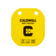 Caldwell AR500 Targets, 5in Caldwell C, Yellow, 1116700