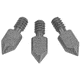 Caldwell Rock Jr Front Shooting Rest w/ Rubber and Metal Spike Feet 323225