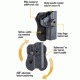 Caldwell Tac Ops Molded OWB Retention Holster,S&amp;W Bodyguard 380,Right Hand 110061
