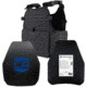 Caliber Armor AR550 11 x 14 Level III+ Body Armor and Condor MOPC Package, Black, Medium/2XL, 19-AR550-MOPC-1114-BK