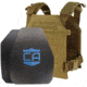 Caliber Armor AR550 Level III+ Active Shooter Response Package, Shoorers, SAPI Cut, Coyote Brown, Medium/Extra Large, 19-AR550-ASRP-SAPI-SC-CB