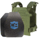 Caliber Armor AR550 Level III+ Active Shooter Response Package, Shoorers, SAPI Cut, OD Green, Medium/Extra Large, 19-AR550-ASRP-SAPI-SC-OD