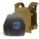 Caliber Armor AR550 Level III+ Active Shooter Response Package, Shooters Cut, Coyote Brown, Medium/Large, 19-AR550-ASRP-CB