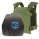 Caliber Armor AR550 Level III+ Active Shooter Response Package, Shooters Cut, OD Green, Medium/Large, 19-AR550-ASRP-OD