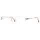 Calligraphy Collections Cecille SESC CECI00 Bifocal Prescription Eyeglasses - Gold Amber SESC CECI005030 GO