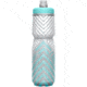 CamelBak Podium Chill Outdoor Bike Bottle, Gray/teal Stripe - 1873307071