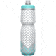CamelBak Podium Chill Outdoor Bike Bottle, 24oz, Gray/Teal Stripe, 1873307071