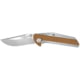 Camillus Knives Sevens Folding Knife, 2.75in, AUS8A SS, Clip Point Blade, G-10 Coyote Brown Handle, 19196