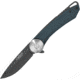 Camillus Knives Cirque Linerlock Slate Folding Knife, 2.75 black Carbonitride Titanium coated AUS-8 sta, Slate blue G10 handle, 19641