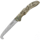 Camillus Knives Cloak Lockback Saw, 5.75in Closed, 4.25in Titanium Coated 420 SS Blade, Prym1 Camo Handle, Thumb Stud, Pocket Clip, Triple Edge Grind, Prym1 camo, 19838