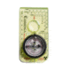 Cammenga Destinate Phosphorescent Protractor Compass - Northern Hemisphere , Clam Shell, Green, D3-PCS