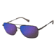 Canali 201 Sunglasses - Frame MATTE BLACK, Lens Color Gun Blue Pz CO20101
