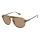 Canali 219 Sunglasses - Frame OLIVE HORN/BLACK, Lens Color G-15, Size 54/20mm CO21903
