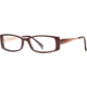Carmen Marc Valvo CM Adriel SECM ADRI00 Bifocal Prescription Eyeglasses - Wine SECM ADRI005235 RD