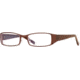 Carmen Marc Valvo CM Simone SECM SIMO00 Progressive Prescripton Eyeglasses - Creme Brulee SECM SIMO005535 GO